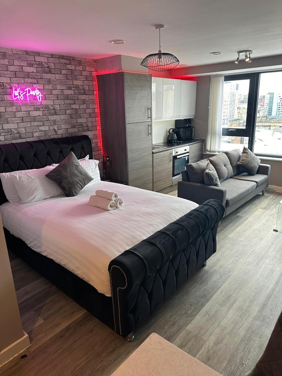 Apartmán Stunning City View Studio Liverpool Exteriér fotografie